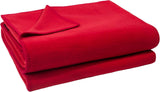 Zoeppritz Decke in der Farbe: Rot, Aus 65 % Polyester, 35 % Viskose hergestellt, Größe: 160X200 Cm, 103291-235-160X200