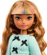 Barbie Dream Besties-Puppe und Zubehör, Zia-Modepuppe mit abnehmbaren Arrangements und welligem braunem Haar, 7-teiliges Haar und Mond, JGG36