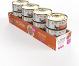 Thunfisch mit Kürbis in Brühe, Ergänzungsnassfutter für Katzen, Originalrezept, 100 % natürlich, 12 Dosen à 70 g