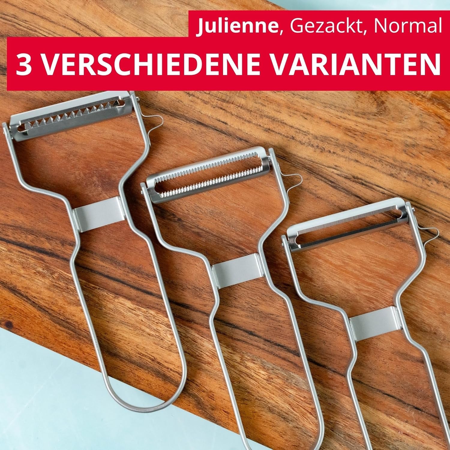 Westmark Julienneschäler, Edelstahlschäler Naty Shop