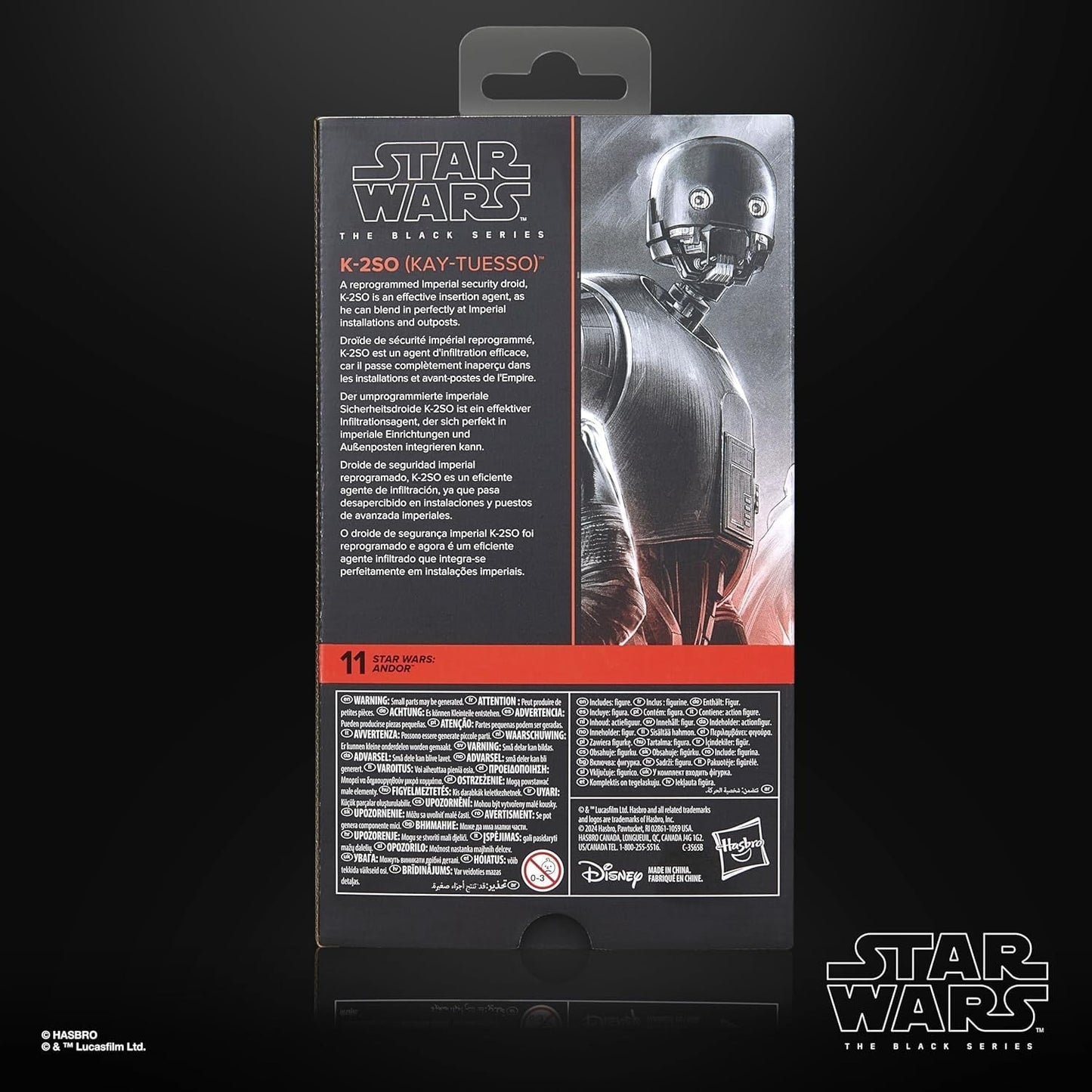Star Wars Black Series K-2SO (Kay-Tuesso) Andor Sammel-Actionfigur 15 cm Actionfiguren Naty Shop