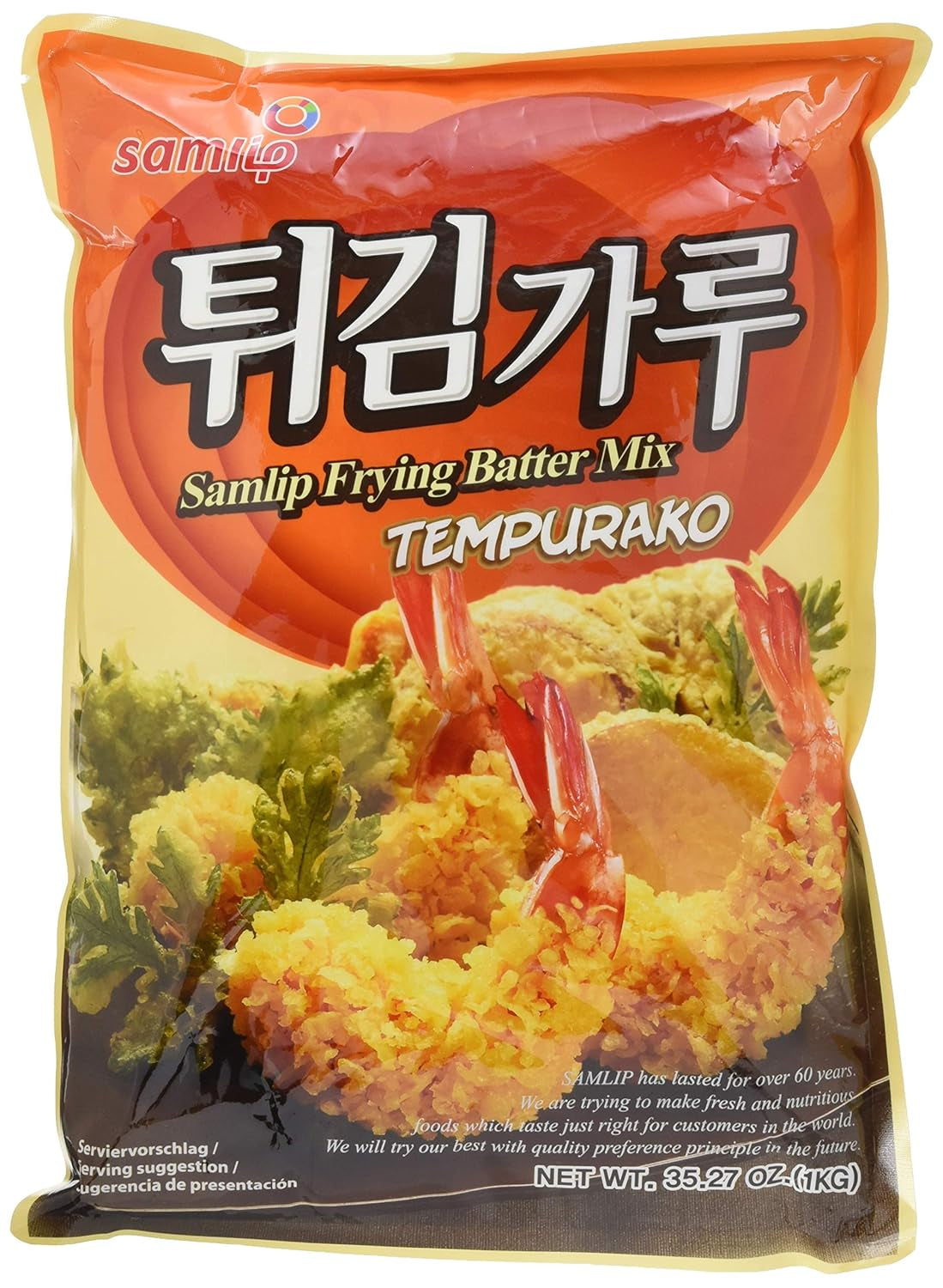 Backmischung Für Tempura Gerichte, 5Er Pack (5 X 1 Kg) Mischung zum Backen und Kochen Naty Shop Standardtitel