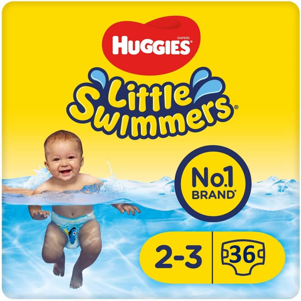 Huggies Little Swimmers Einweg-Schwimmwindeln, Größe 2–3 – 36 Höschen insgesamt