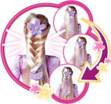 Simba 105733640 - Steffi Love Flower Hair, Puppe mit extra langen Haaren, inklusive 6 Clips, Zopfzubehör und Kamm, 29 cm, ab 3 Jahren