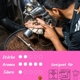 Bio-Espressobohnen 500g in versiegelter Kaffeebox – Top-Qualität und wiederverwendbar – Premium-Kaffeebohnen, geröstet in Sizilien