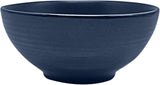 ECHTWERK „Alicia“ 16-teiliges Vintage-Kombinationsgeschirr-Set, modernes Design für 4 Personen, elegantes dunkelblaues Steinzeug-Geschirrset mit 4 Tellern, 4 Beilagentellern, 4 Schüsseln und 4 Teetassen