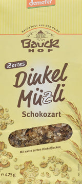 Bauck HOF Dinkelmüsli Schokozart, 425G (1. Packung) Cereals Naty Shop 850 G (1. Packung)