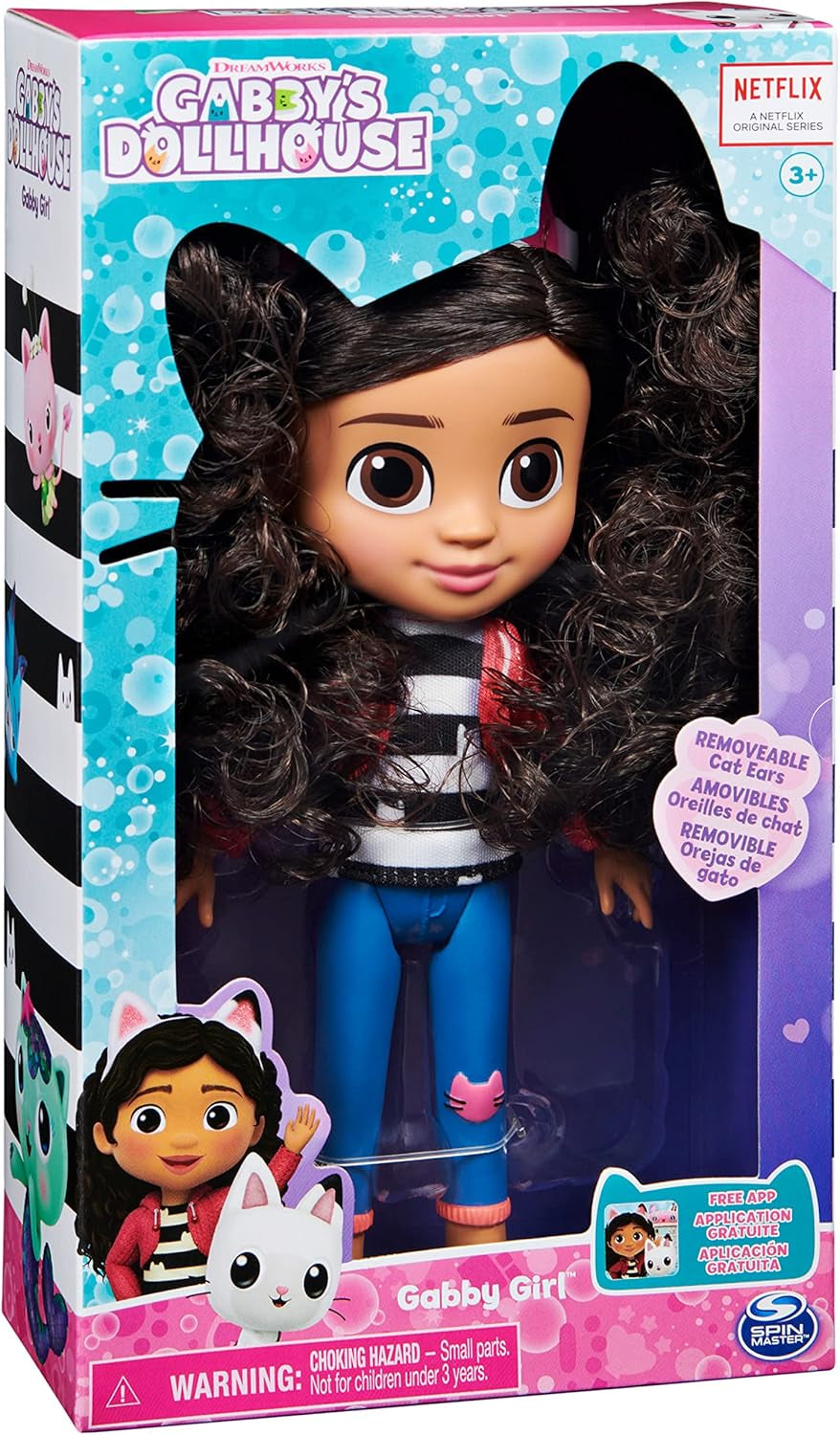 GABBY'S DREAMWORKS PUPPENHAUS – 20 cm große Gabby Girl-Puppe, geeignet für Kinder ab 3 Jahren