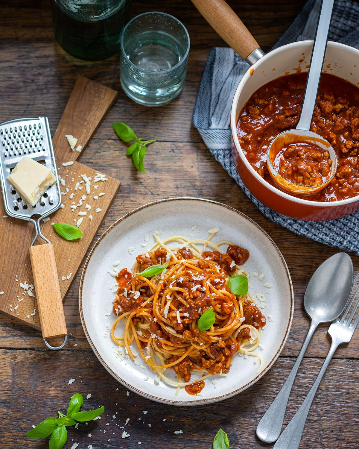 MAGGI Fix für Spaghetti Bolognese, Würzmischung, 100 % natürliche Zutaten, für 3 Portionen, 1er Pack (1 x 36g Packung)