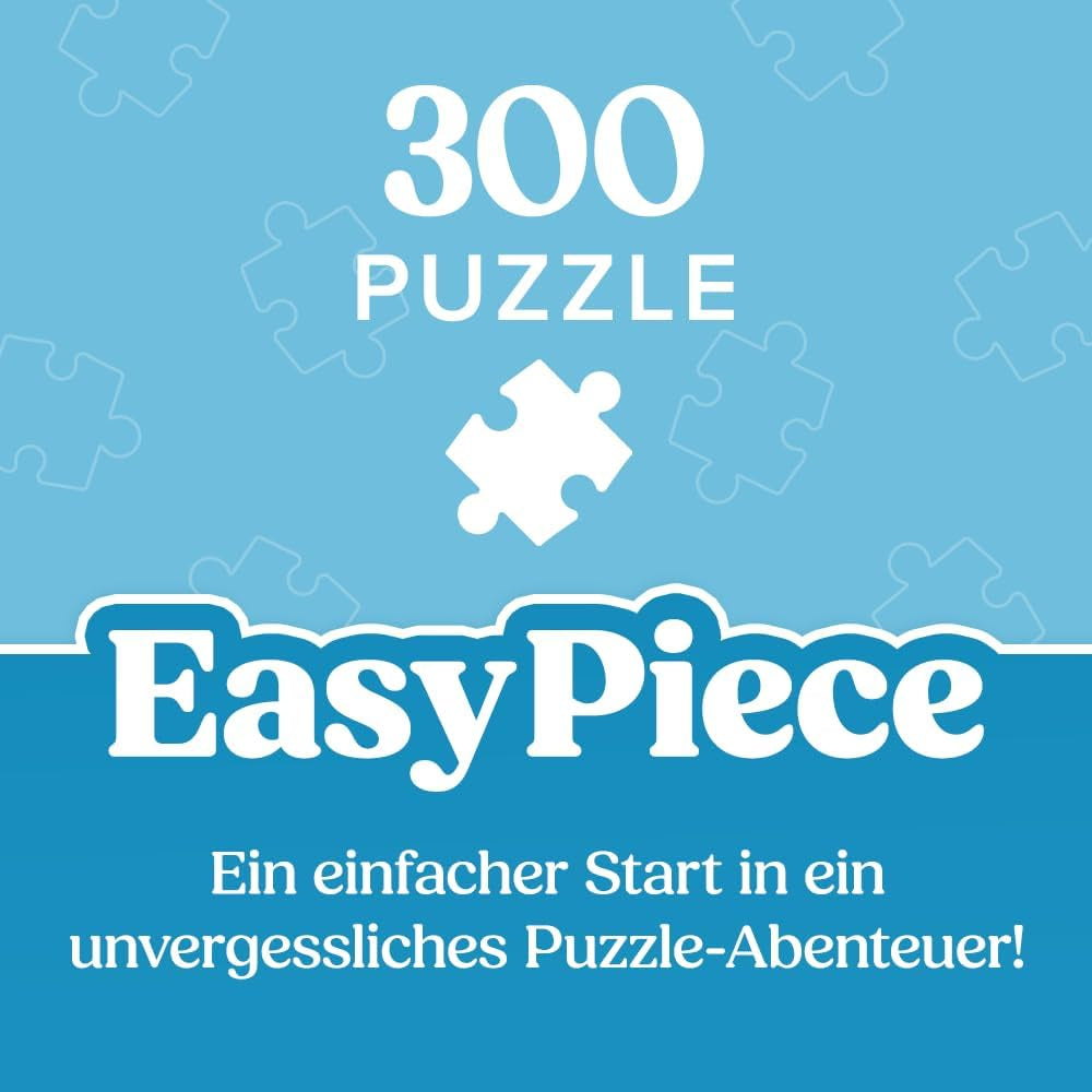 Trefl - Easypiece Puzzle: Briefmarken - 300 Teile - Große Teile, Einfaches Puzzle, Für Erwachsene und Kinder ab 10 Jahren Puzzle Naty Shop