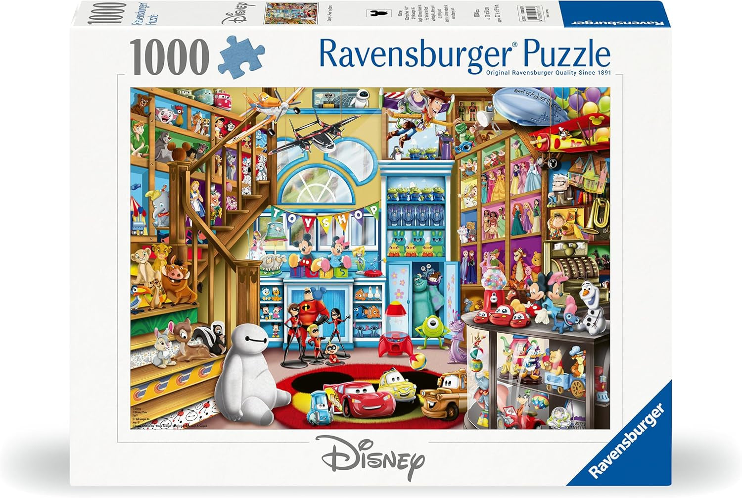 Ravensburger Puzzle 12000527 – Im Spielzeugladen – 1000-teiliges Disney-Puzzle für Erwachsene und Kinder ab 14 Jahren Puzzle Naty Shop