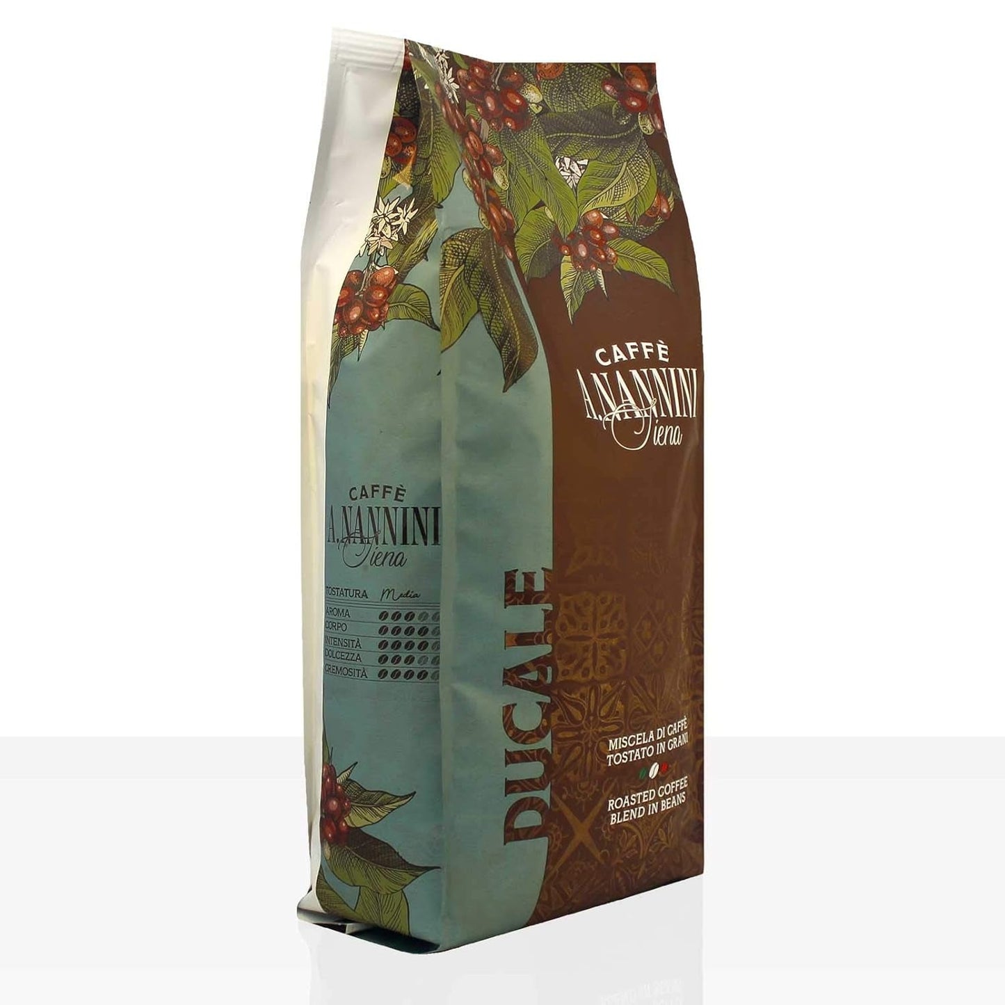 Nannini Espresso Ducale 9 x 1 kg ganze Bohnen