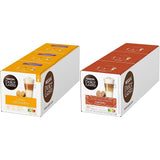 NESCAFÉ Dolce Gusto Latte Macchiato Vorratsbox 90 Kaffeekapseln (Aromatischer Espresso und Latte Macchiato Caramel