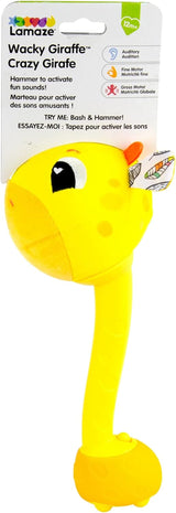 Lamaze L27471 Verrückte Giraffe, Spielzeug für Neugeborene, farbiges Baby-Sensorspielzeug, Geschenk für frischgebackene Eltern, Entwicklungsspielzeug für Jungen und Mädchen ab 12 Monaten. Babyspielzeug Naty Shop
