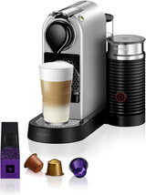 Espressomaschine mit Nespresso-Kapseln XN761B Citiz&Milk | Automatischer Standby-Modus | 1260 Watt | Fassungsvermögen des Wassertanks: 1 l | Pumpendruck: 19 bar | Silber