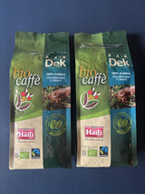 Caffè Haiti Roma entkoffeinierte Bio-Kaffeebohnen, 100 % Arabica, Fairtrade-zertifiziert, Bio-Qualität, Packung mit 2 x 500 g