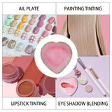 Resin Maniküre Paletten 2 Stück Nägel Zubehör Maniküre Gemalt Palette Nageldesign Nail Art Maniküre Werkzeug(Liebe)