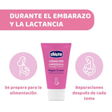 Chicco Brustwarzencreme, Bereitet Die Brustwarze Auf Das Stillen Vor, Nährend, Parfümfrei Und Sicher Für Kinder, Hinterlässt Keine Flecken Auf Dem Gewebe Accessories Food and Breastfeeding Bebe Naty Shop