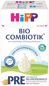 Milchnahrung mit Bio-Milch Hipp PRE BIO Combiotik, 4er Pack (4 x 600g) Naty Shop Pre Bio Combiotik neue Formel 4 x 600 Gramm