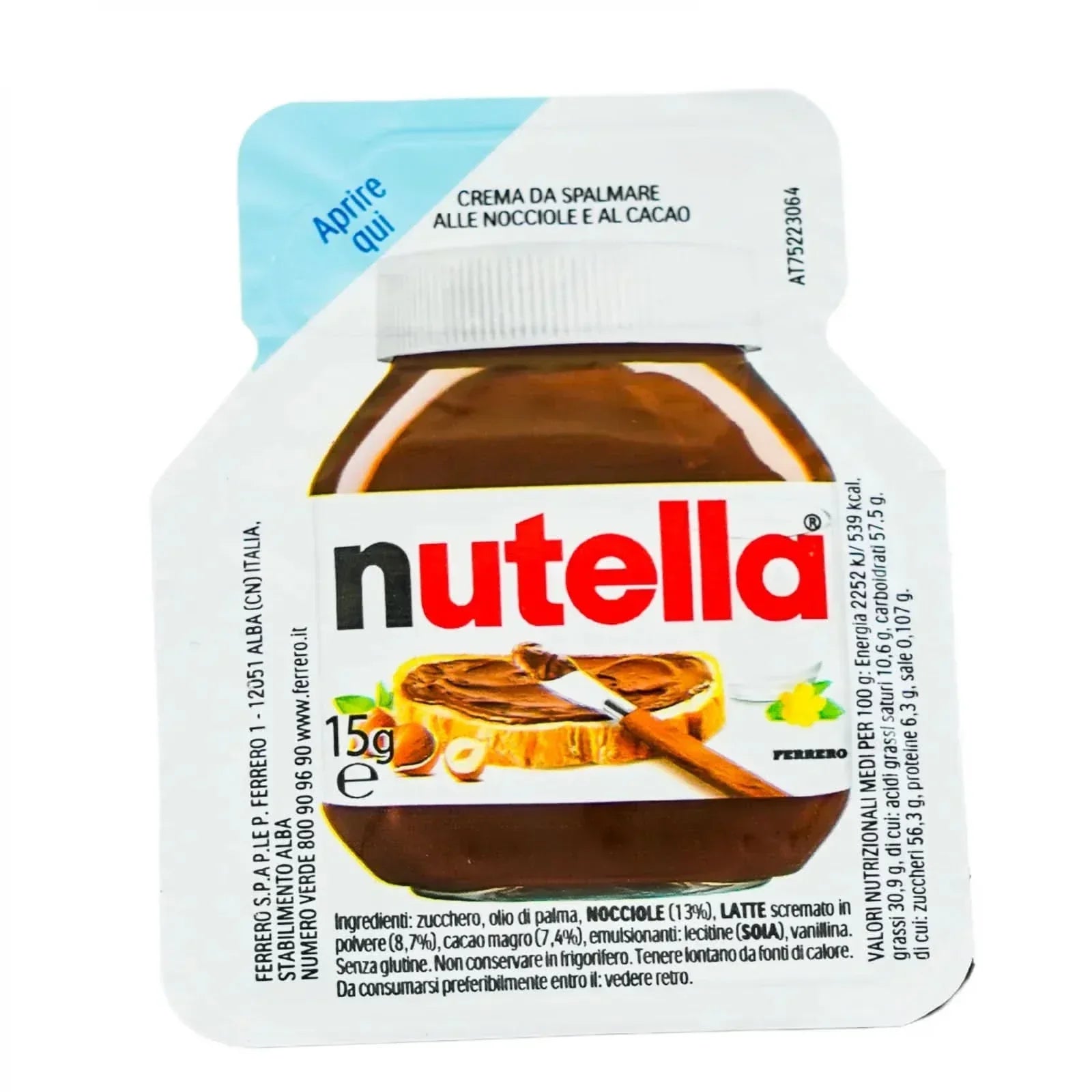 Nutella-, Kakao- und Haselnusscreme, 15 g Naty Shop Glazes and Decor 15 Gramm