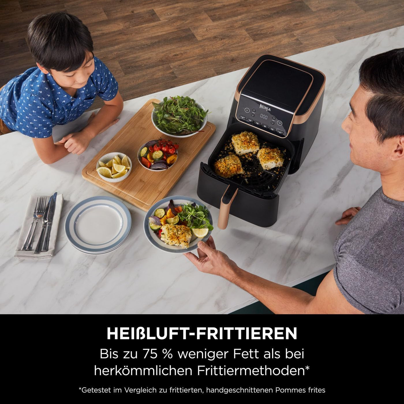 Ninja Heißluftfritteuse MAX PRO AF180EUCP, 6,2 Liter, ölfrei Naty Shop Appliances