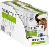 PERFECT FIT™ Senior Cat Portionsbeutel mit Truthahn und Karotten, 12 x 85 g