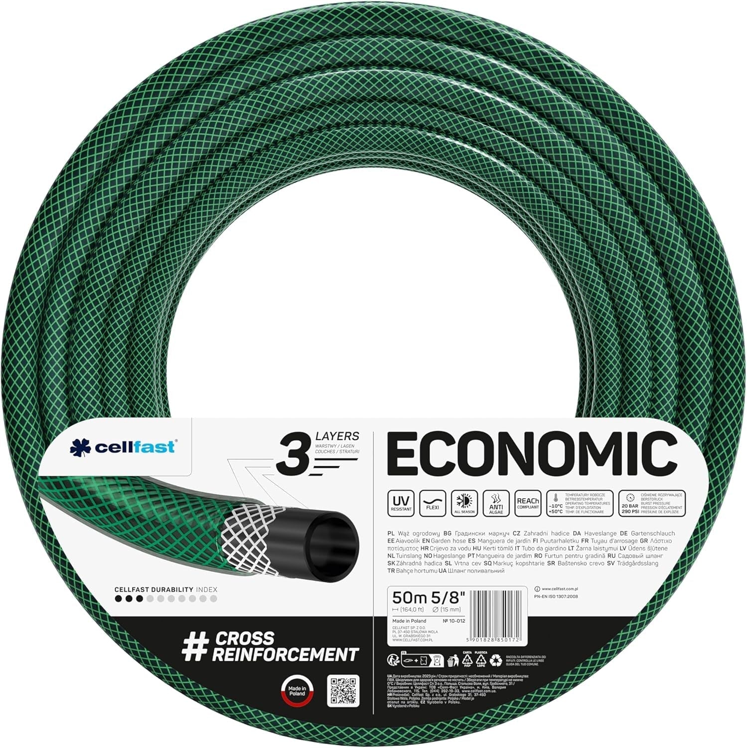 Gartenschlauch Cellfast ECONOMIC 20m, 5/8", 10-010