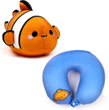 Puckator Swapseazzz Adoramals Ozean-Clownfisch 2-in-1-Reisekissen und Kuscheltier Reisekissen Naty Shop Standardtitel