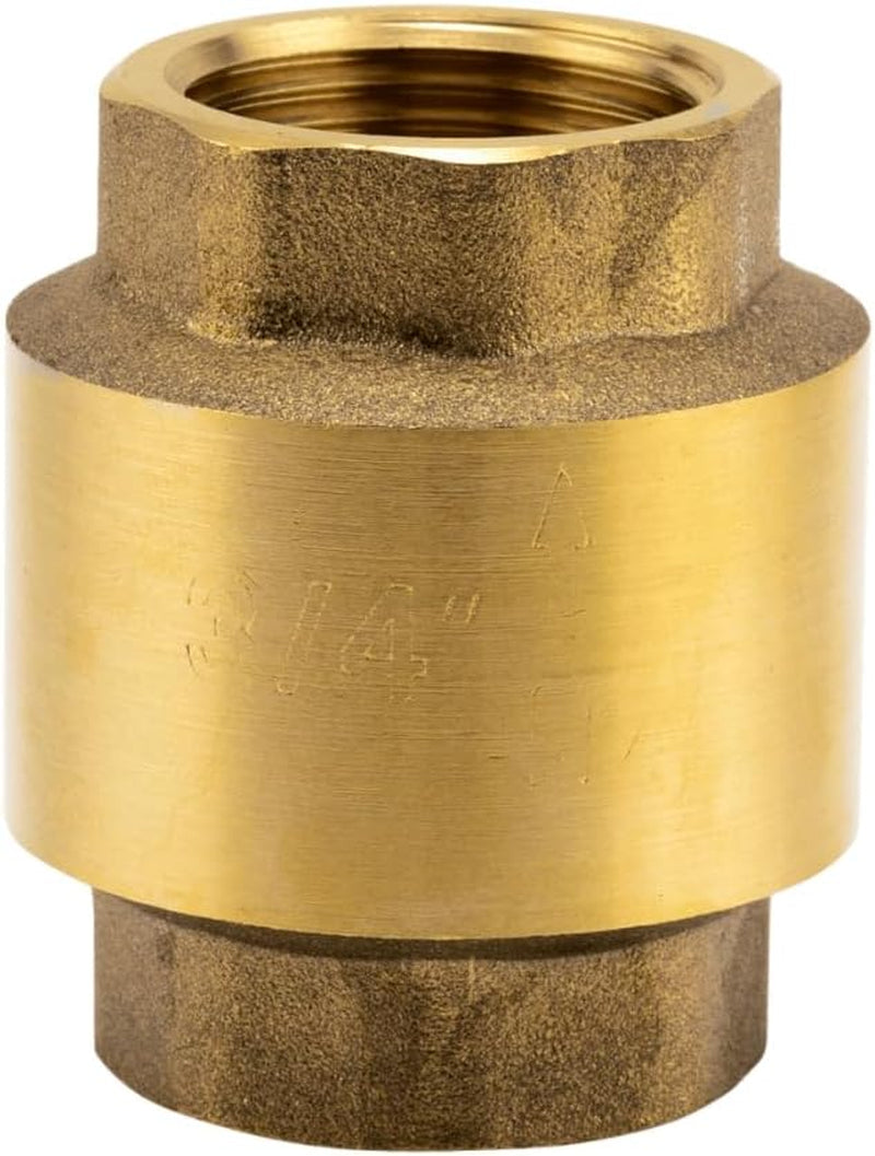 Gardena Messing-Zwischenventil: Einwegventil aus massivem Messing, 42 mm (G 1 1/4 Zoll) Gewinde zum Anschluss an Pumpen (7232-20)