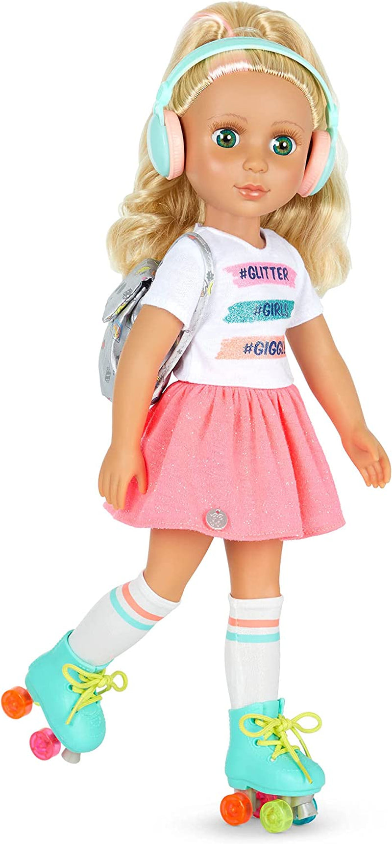 Glitter Girls – Sunnie Dolls – bewegliche Sunnie-Puppe, 36 cm – blondes Haar und grüne Augen – Spielzeug für Kinder ab 3 Jahren