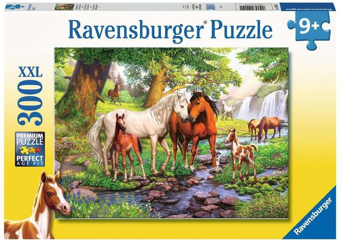 Ravensburger Puzzle für Kinder – 12904 Wilde Pferde am Fluss – 300-teiliges Pferdepuzzle für Kinder ab 9 Jahren im XXL-Format. Puzzle Naty Shop Standardtitel