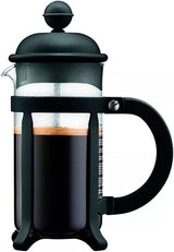 Bodum 1908-01 Java Kaffeemaschine, 8 Tassen, 1 L, mehrschichtig, schwarz, 10,6 x 16,3 x 24,5 cm, 6 Stück