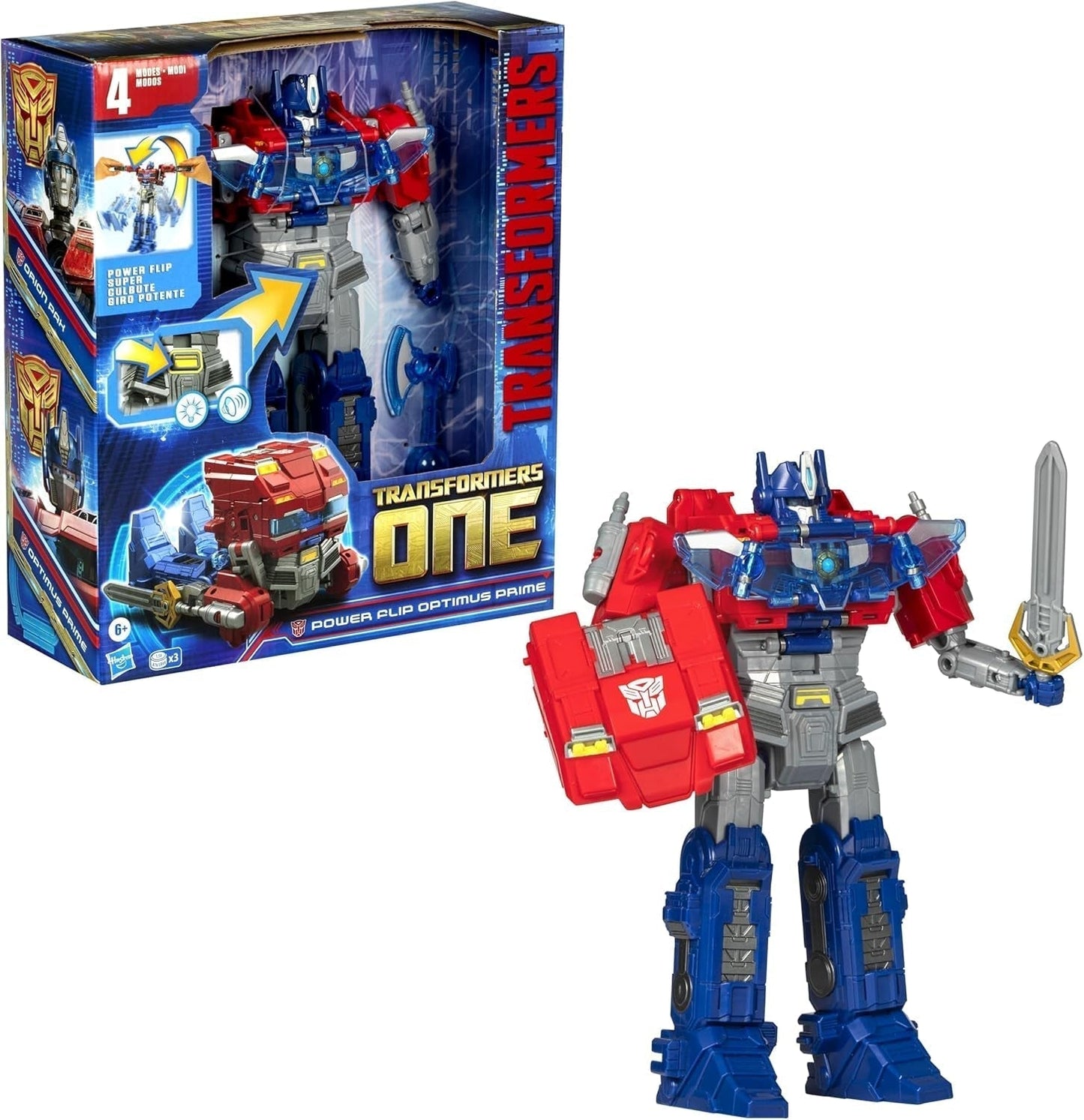 Transformers One Power Flip Optimus Prime (Orion Pax) interaktive Figur Actionfiguren Naty Shop