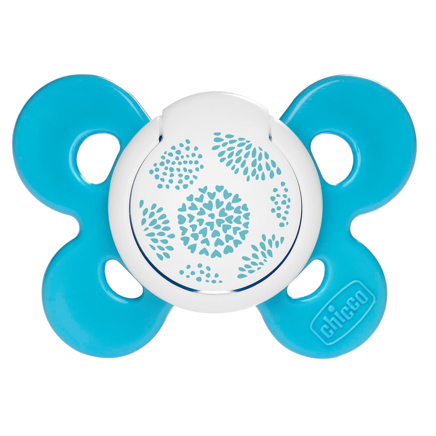 Chicco PhysioForma Comfort Schnuller 6-16 Monate, 1 Stück, Schnuller mit Silikonsauger, unterstützt die physiologische Atmung und fördert die korrekte orale Entwicklung, blau