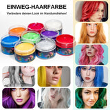Temporäres grünes Haarfärbemittel – Haarfärbewachs, Haarton für Männer und Frauen, natürliche Haarpomade, Farbclip-Haarfärbewachs für verrückte Party-Haarfarbe (4,23 oz, grün) Naty Shop Haarfärbemittel