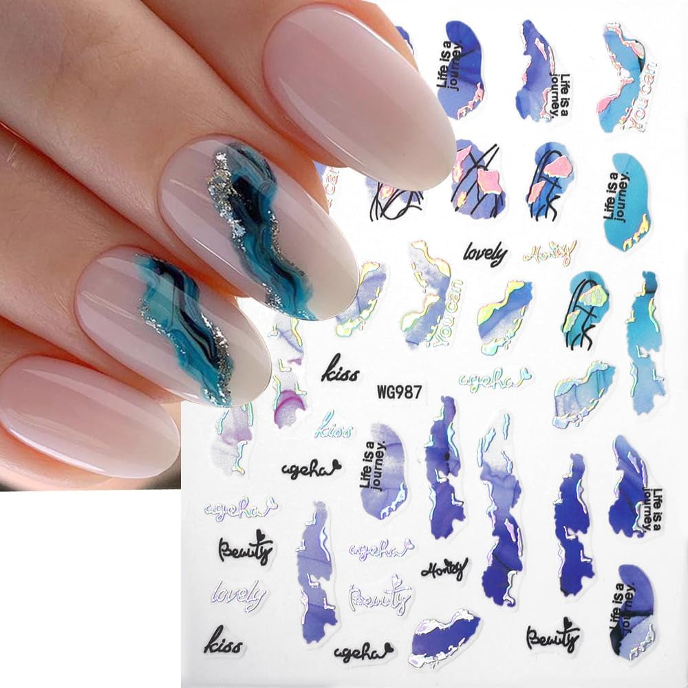 6 Farben Marmor Nagelaufkleber Bronzer Silber Selbstklebende Aufkleber Bloom Marmor Nagelaufkleber 3D Marmor Nagelaufkleber Design Zubehör Nagelkunst Aufkleber Nagelaufkleber Set Nagelfolie