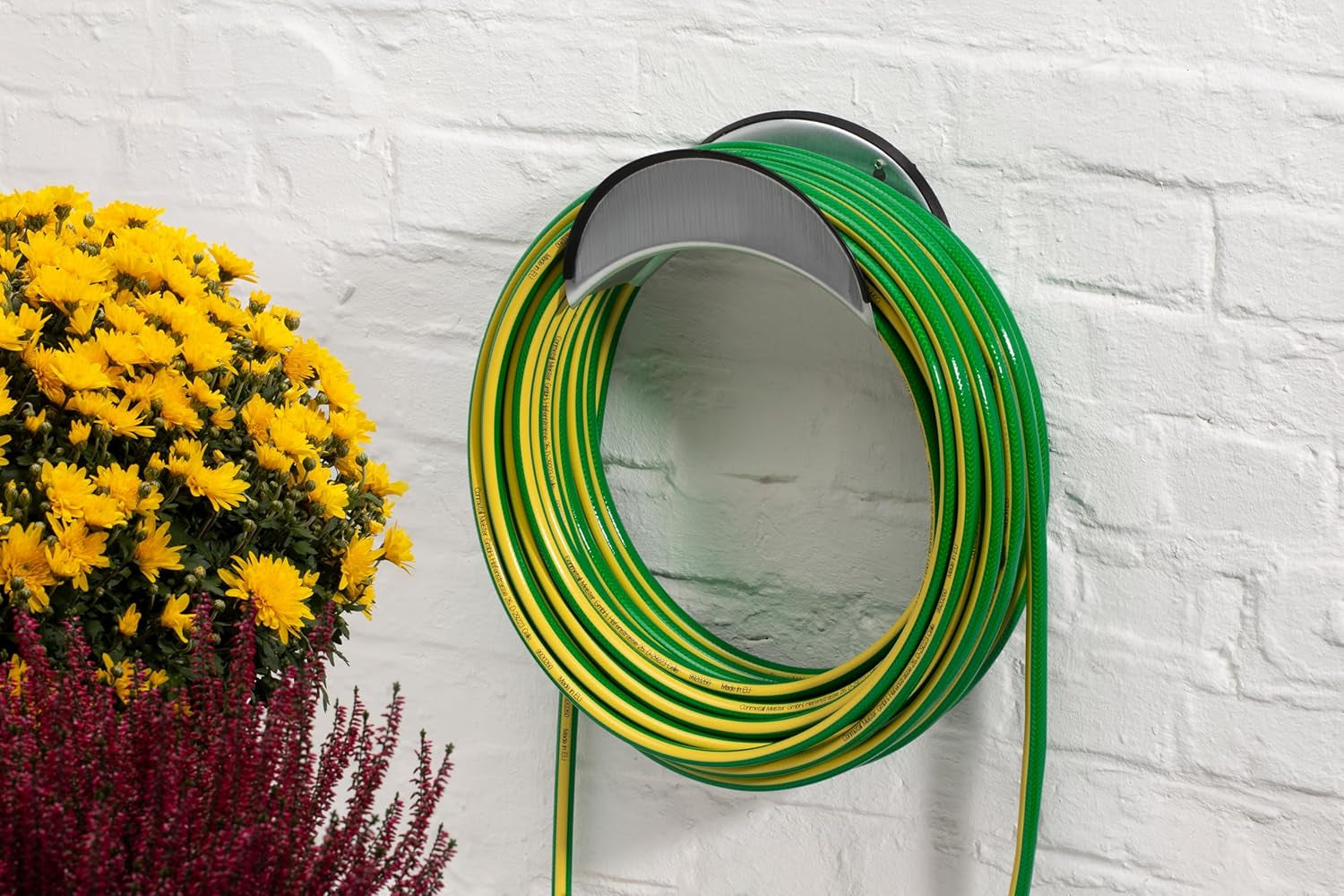 Meister Cross Woven Gartenschlauch, 12,7 mm (1/2 Zoll) – Länge 30 m – Zur Bewässerung kleiner Flächen – Druck- und abriebfest – UV-beständig, Frischer PVC-Gartenschlauch, Wasserschlauch, 9930260