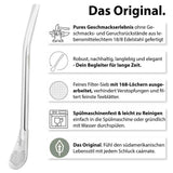 Mate Bio-Teeset ● 3 Sorten Mate + doppelwandiger Mate-Becher aus Edelstahl + Bombilla + Zubereitungsanleitung (schwarz)