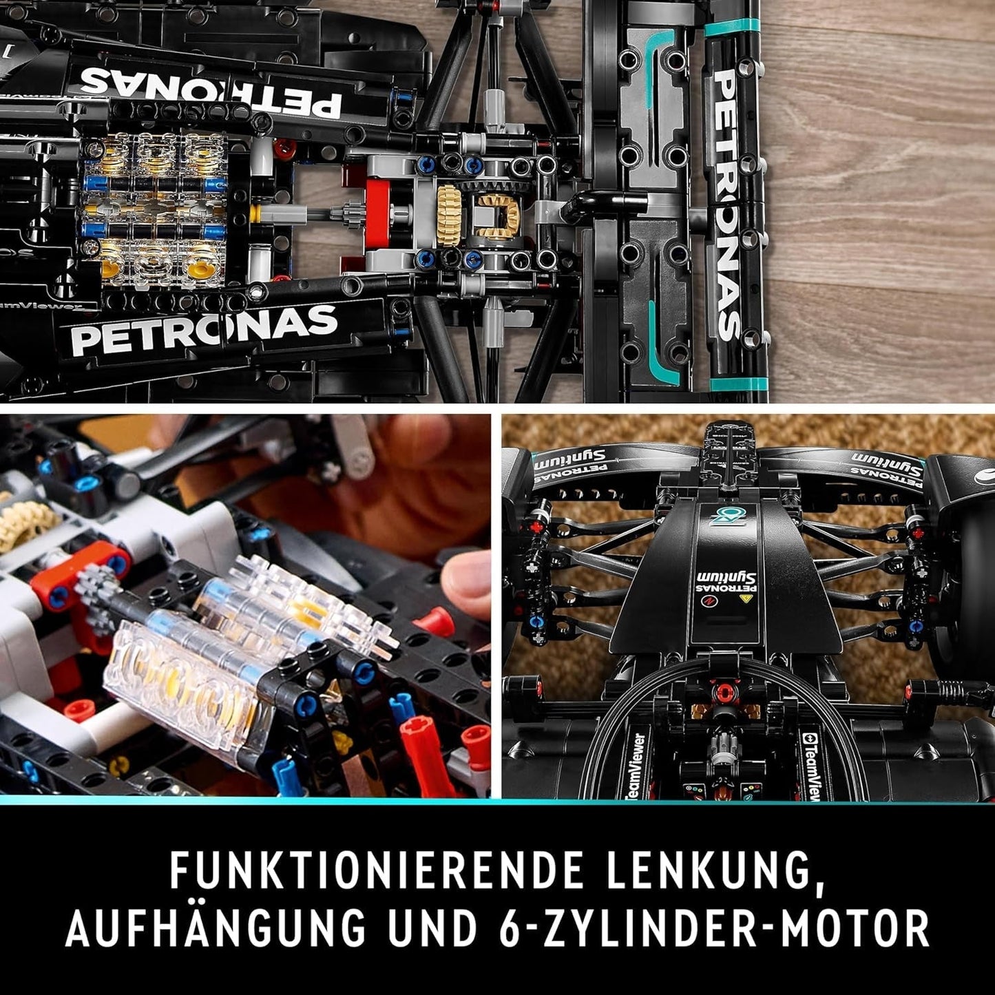 LEGO Technic Mercedes-Amg F1 W14 E Performance-Set für Erwachsene, maßstabsgetreues Modell-Rennauto, Sammlerstücke für Zuhause oder im Büro, Formel-1-Geschenke für Männer, Frauen 42171 Bausets Besuchen Sie den LEGO-Store