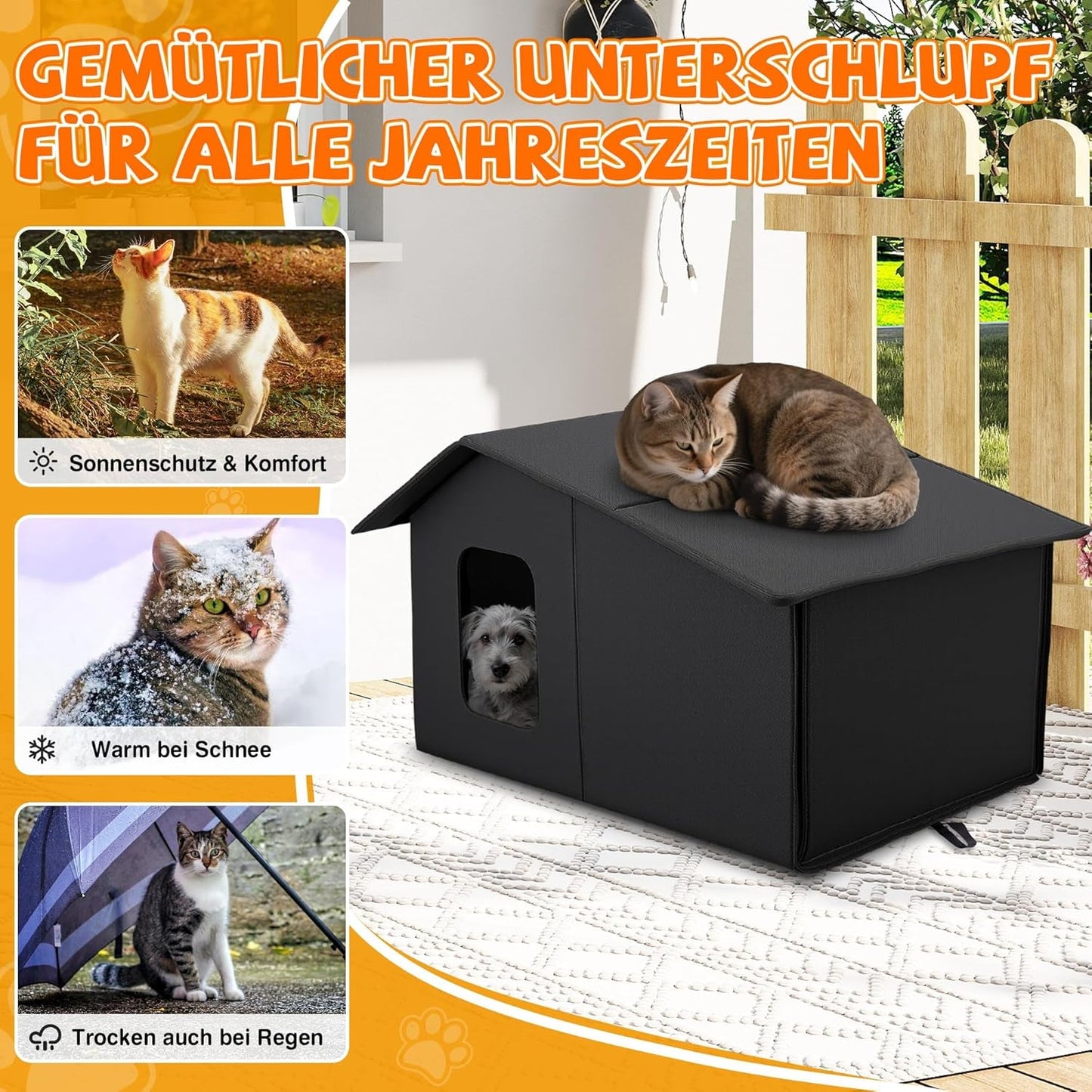 Decken und Möbel, Haustiere, Höhlen und Häuser, Katzen, Betten für Katzen, Katzenbetten, Matratzen