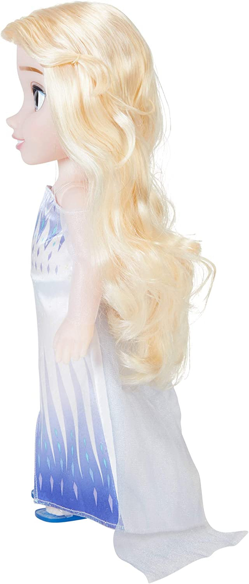 Disney Frozen 2 Elsa-Puppe – 35 cm große, bewegliche Puppe in ikonischem Modekleid und langen, wallenden Haaren für zusätzlichen Spaß, für Mädchen ab 3 Jahren, 214894