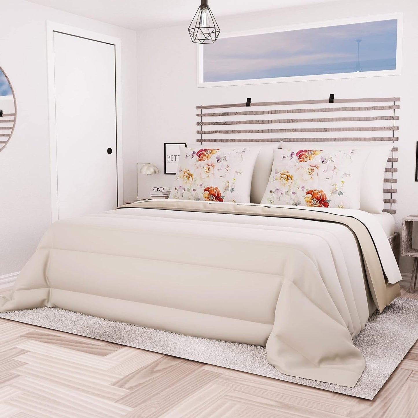 PETTI Artigiani Italiani – Winterdecke für Doppelbett, Maxi, einfarbig, doppelseitig, weiß, grau, 100 % Made in Italy