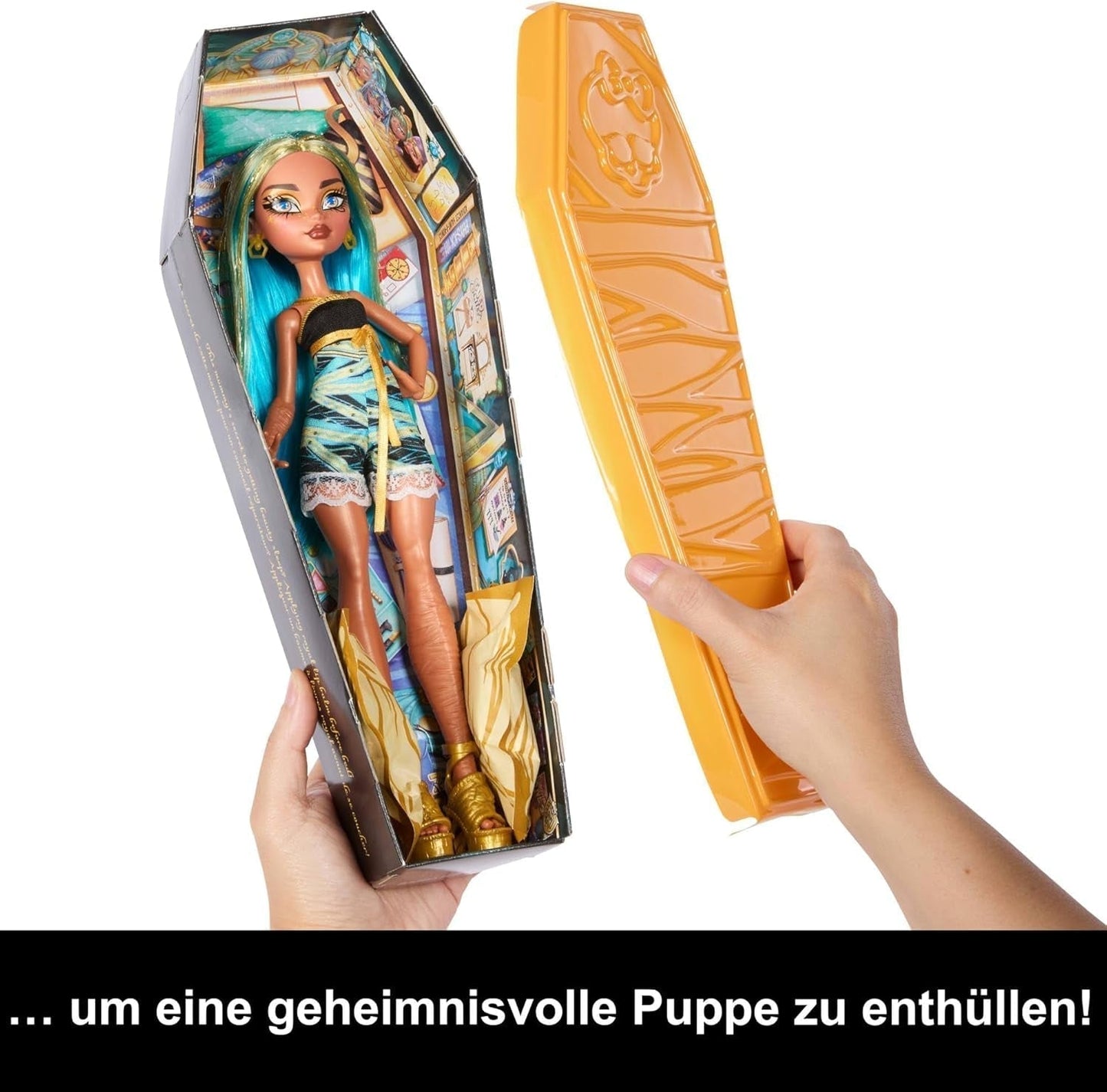 Monster High Buried Secrets Puppen und Zubehör Gemütliches Creepover-Thema mit Mystery Doll und 5 unrätselbaren Überraschungen (Figuren können variieren), HYV64 Naty Shop Dolls