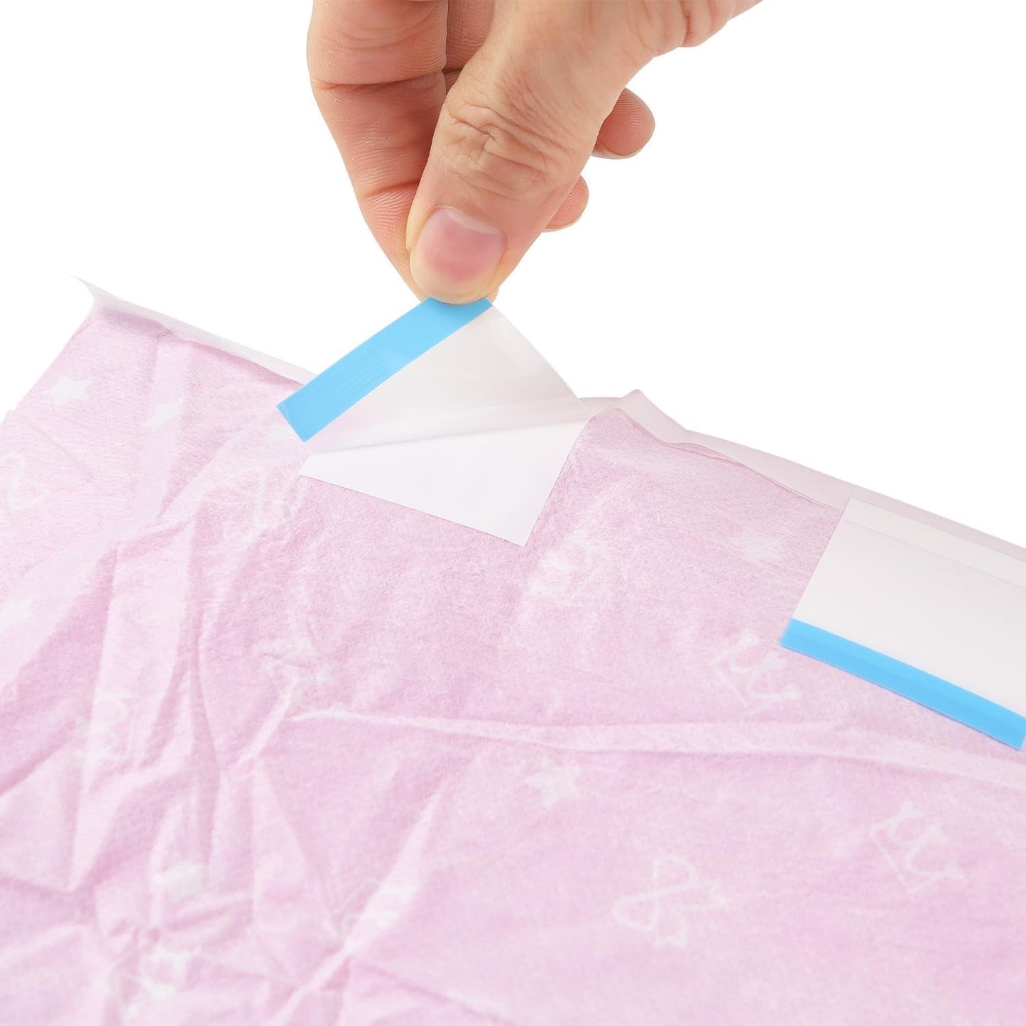 CutiePlusU Erwachsenenwindeln, 10 Stück, Einweg-Inkontinenzhöschen mit Laken für Damen und Herren, maximale Saugfähigkeit über Nacht – Kleine Prinzessin (große Größe 94–119 cm)