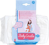 Windeln Theo Klein 1673 Baby Coralie | Für Puppen von 30 bis 50 cm | Drei Windeln mit Klettverschluss | Spielzeug für Kinder ab 3 Jahren