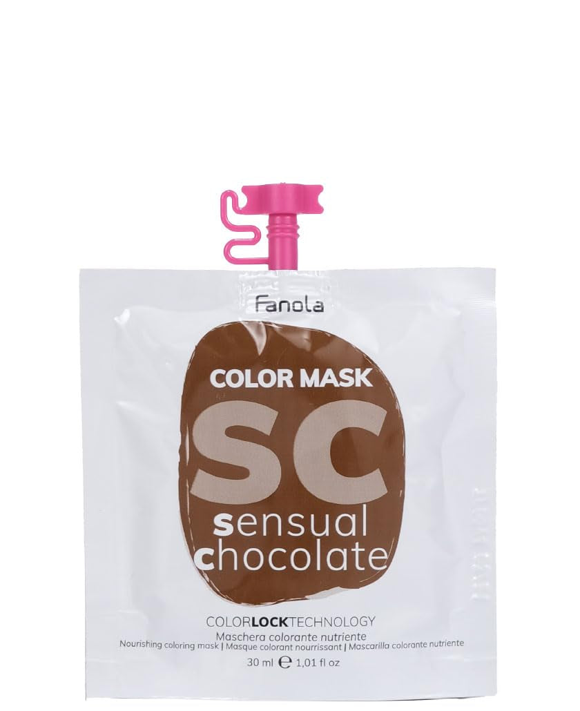Fanola Color Mask Sensual Chocolate 30 ml Haarmaske Naty Shop Standardtitel