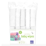 Bambino Mio wiederverwendbare Babytücher – Basic – umweltfreundlich, frei von Chemikalien, doppelseitig, waschbar, 10er-Pack, Wolke – Verpackung kann variieren