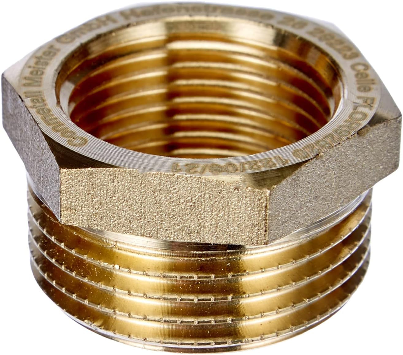 MEISTER Messing-Gewindeverschraubung, einzelnes Innengewinde „x Außengewinde 1 1/4“ – korrosionsbeständig und langlebig – Präzisionsbearbeitung / Rohrverschraubung / Fitting / FLOR92825