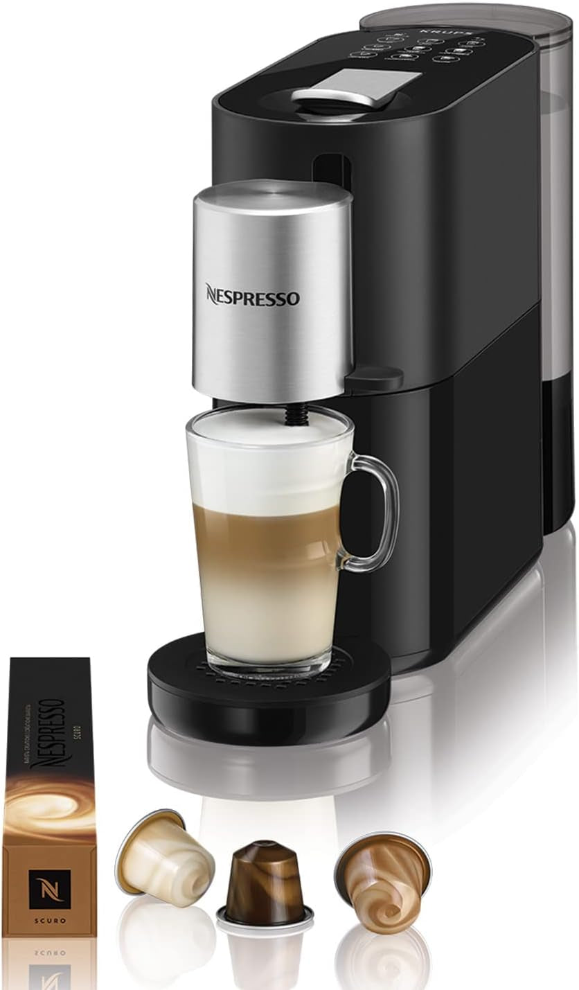 Krups Nespresso-Espressomaschine, Kapsel-Espressomaschine, Espresso-Barista-Stil, Milchaufschäumer, hergestellt in Frankreich YY4355FD