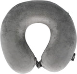 Trespass Memow Memory-Schaum-Nackenkissen mit abnehmbarem Bezug, Grau, Stück Naty Shop Zervikale orthopädische Kissen, Grau, Stück